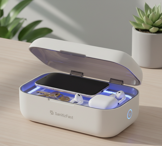 Mini Portable UV Sterilizer Box – Sanitize Phones, Keys, & Small Gadgets Fast